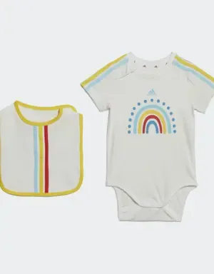 Adidas Body con babero Gift (Género neutro)