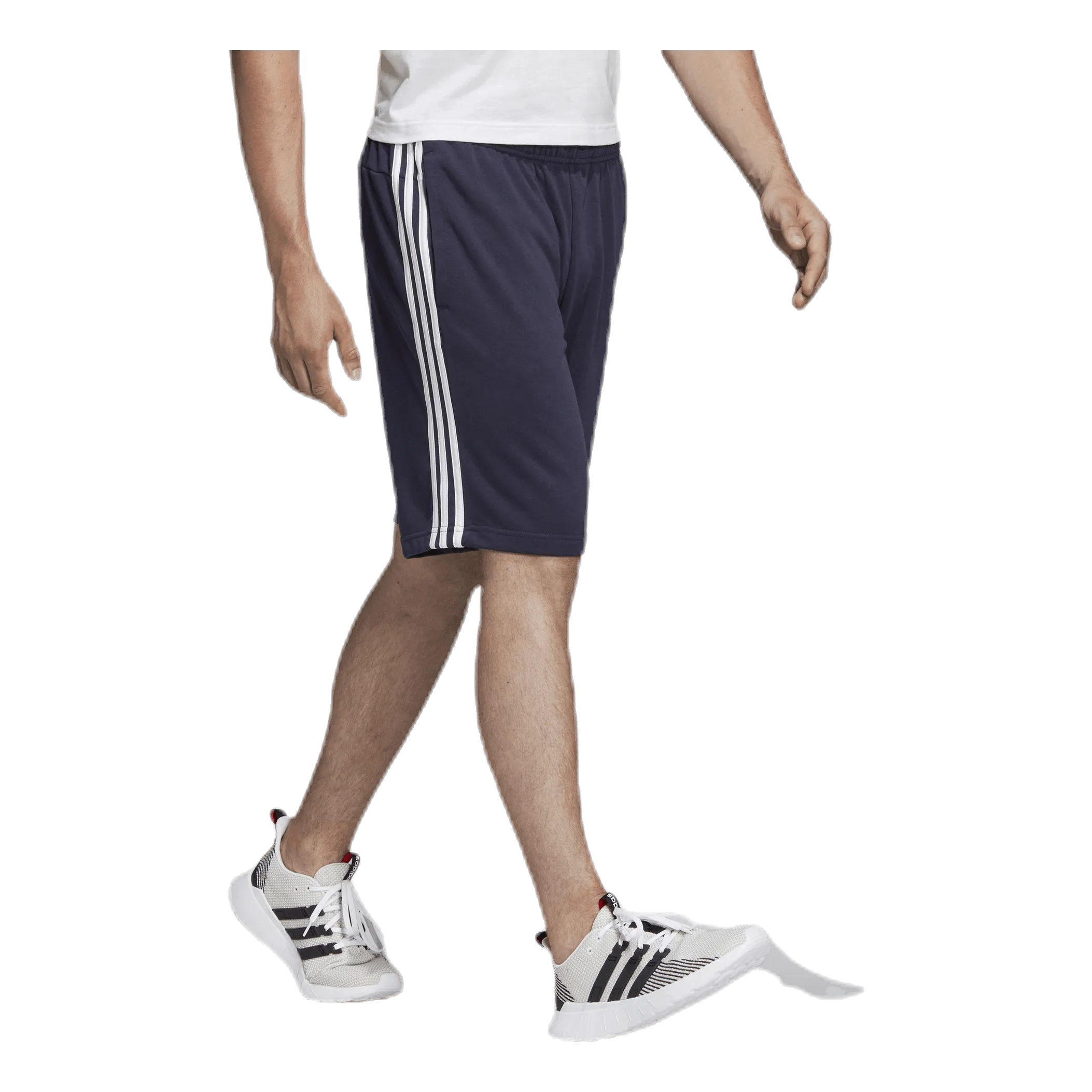 Adidas Essentials 3 Stripes Short French Terry Legend Ink
