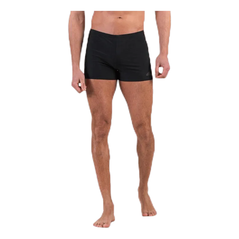 Adidas Fitness 3 Stripes Swim Boxer Black / White
