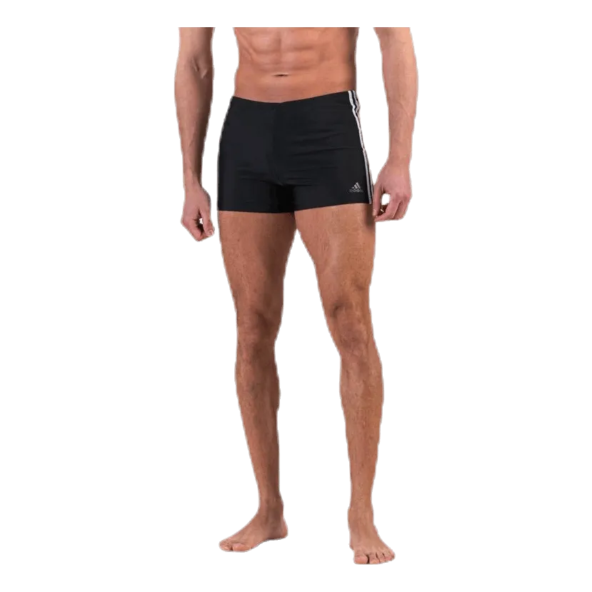 Adidas Fitness 3 Stripes Swim Boxer Black / White