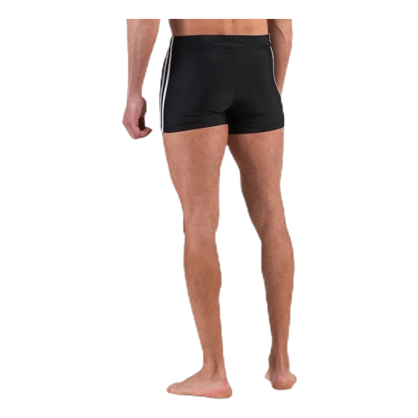 Adidas Fitness 3 Stripes Swim Boxer Black / White