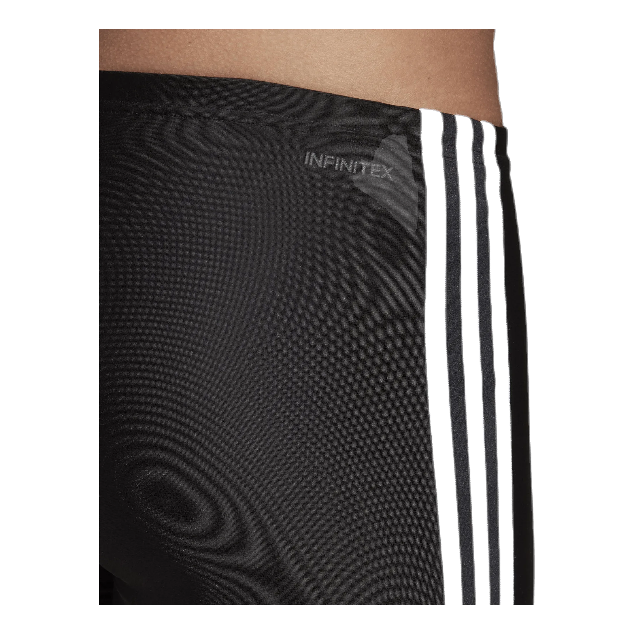Adidas Fitness 3 Stripes Swim Boxer Black / White