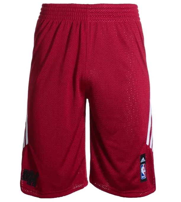 Adidas NBA Short Heat Reversible Smer Run (burdeos/negro)