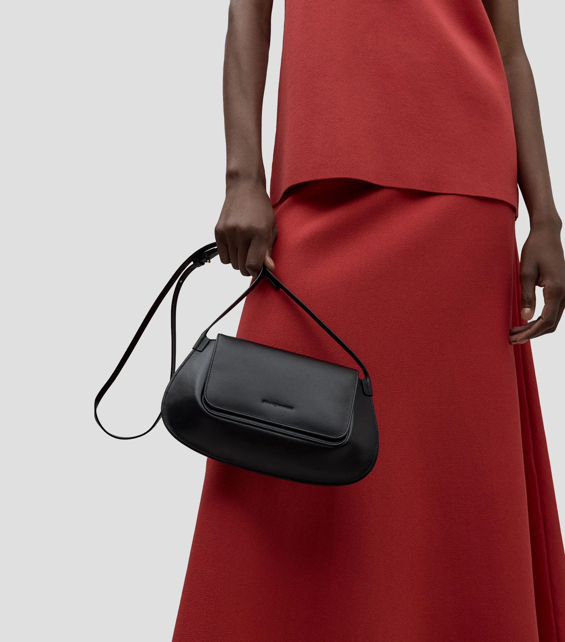 Adolfo Dominguez Bolso shoulder en piel Mujer