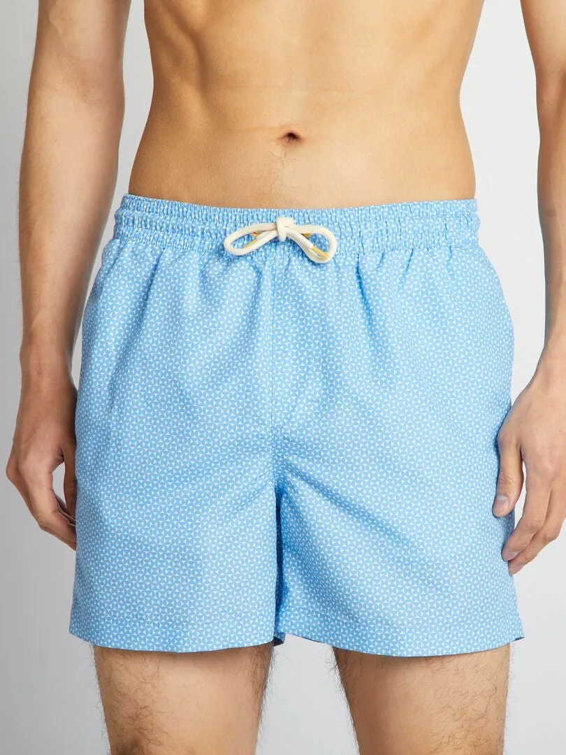 BAñADOR CON ESTAMPADO  AZUL