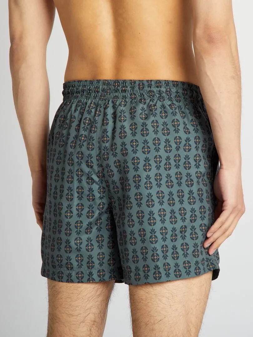 BAñADOR CON ESTAMPADO  VERDE