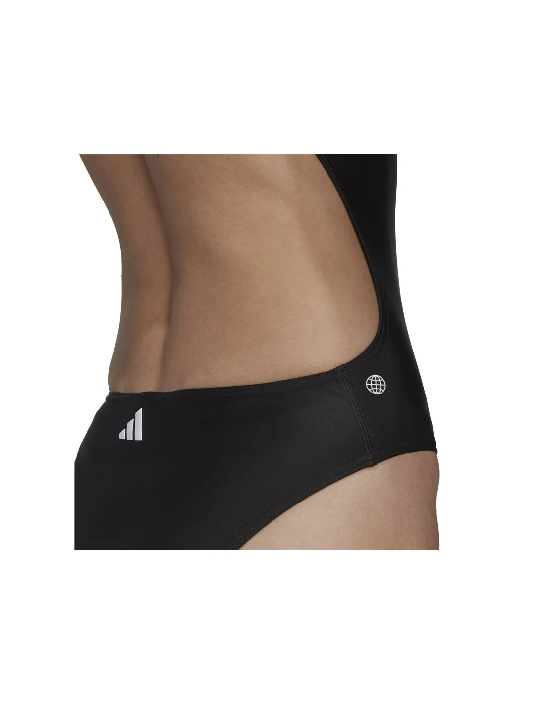 Bañador de Natación adidas 3Bandas Print Suit Mujer Negro