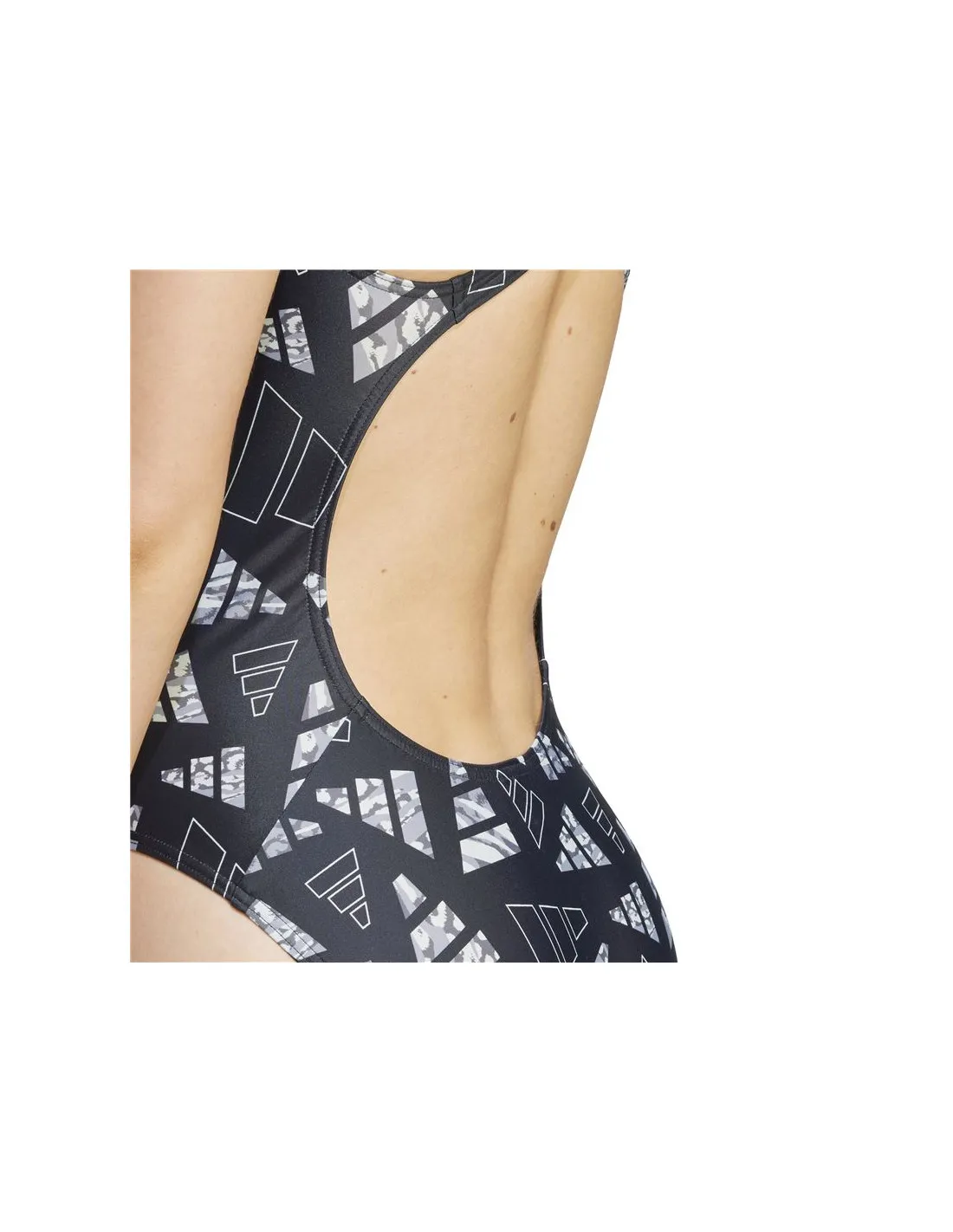 Bañador de Natación adidas Aop Bars Suit Mujer