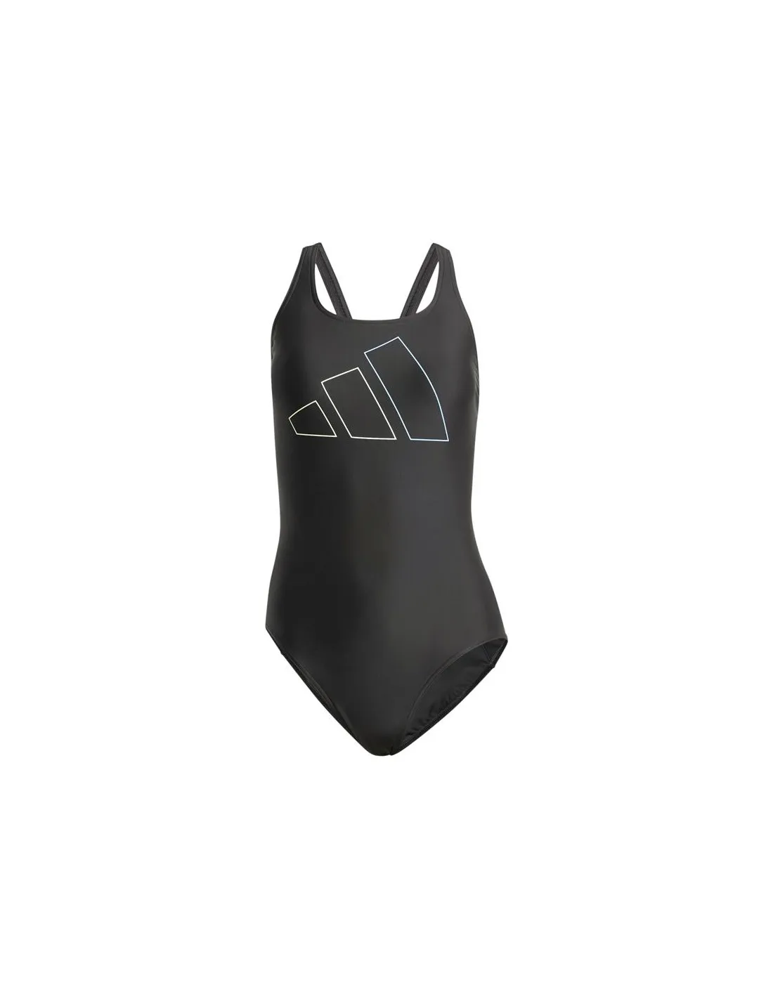 Bañador de Natación adidas Big Bars Mujer Negro