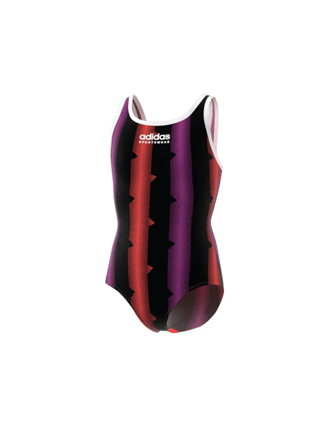 Bañador de Natación adidas Tiro Pack Swim Suit Niña Negro/Blanco