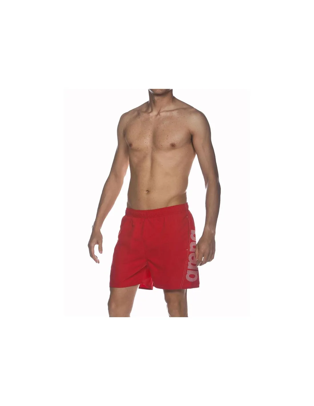 Bañador de Natación Arena Fundamentals Logo Boxer Hombre Rojo