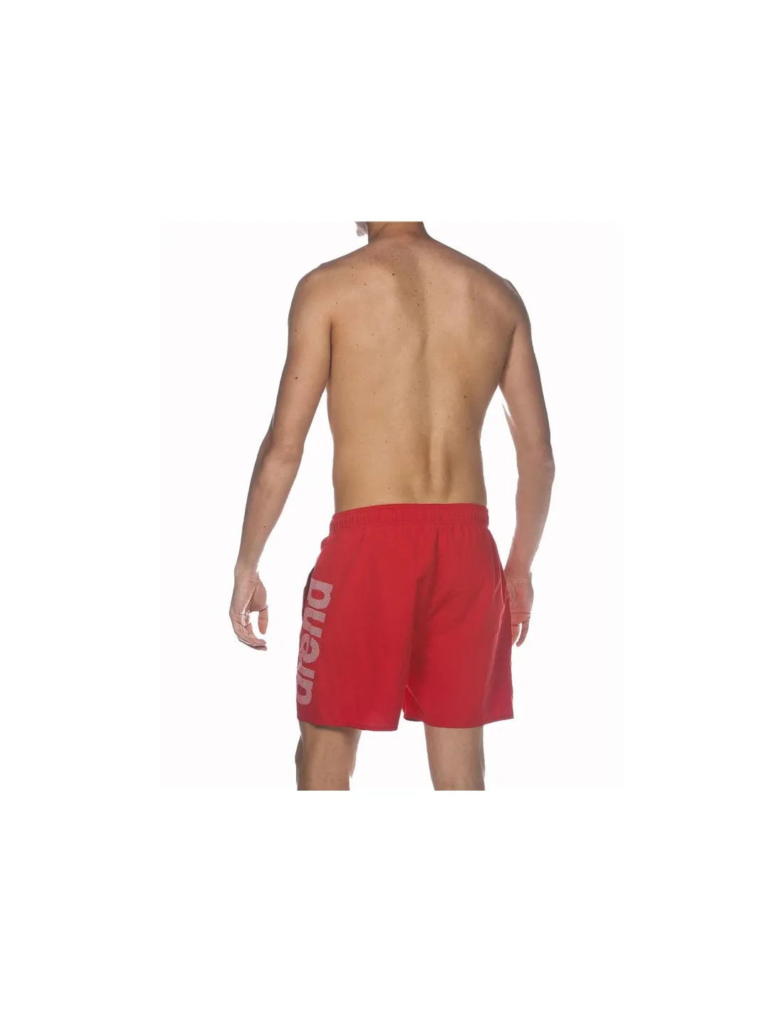 Bañador de Natación Arena Fundamentals Logo Boxer Hombre Rojo