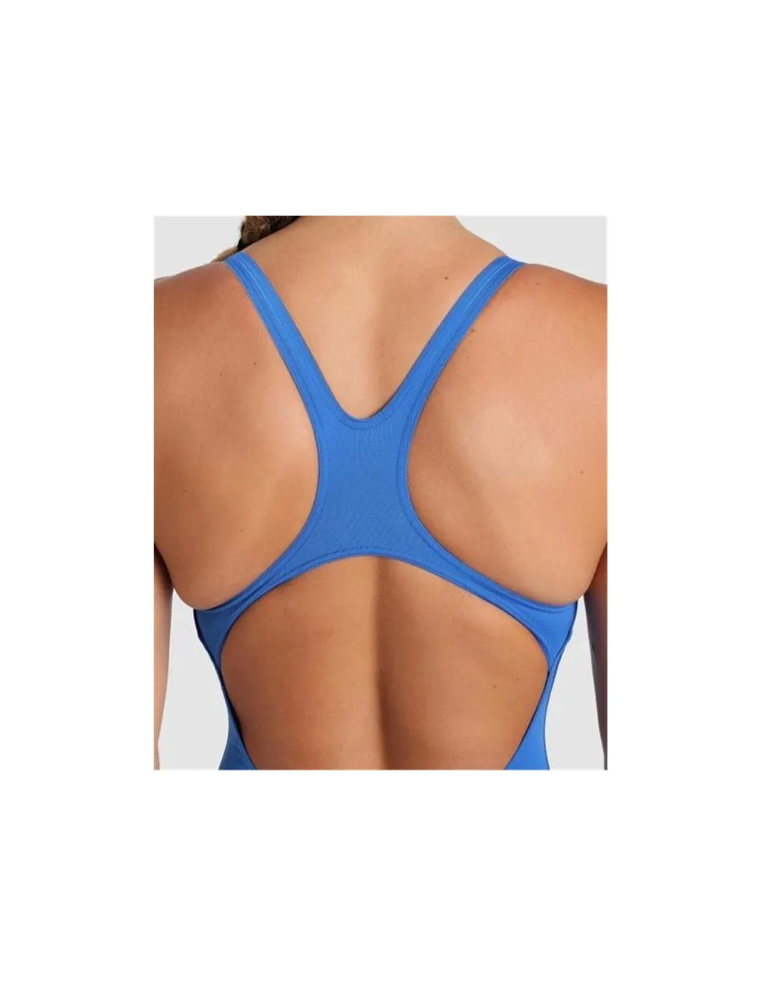Bañador de Natación Arena Team Swimsuit Mujer Azul/Blanco