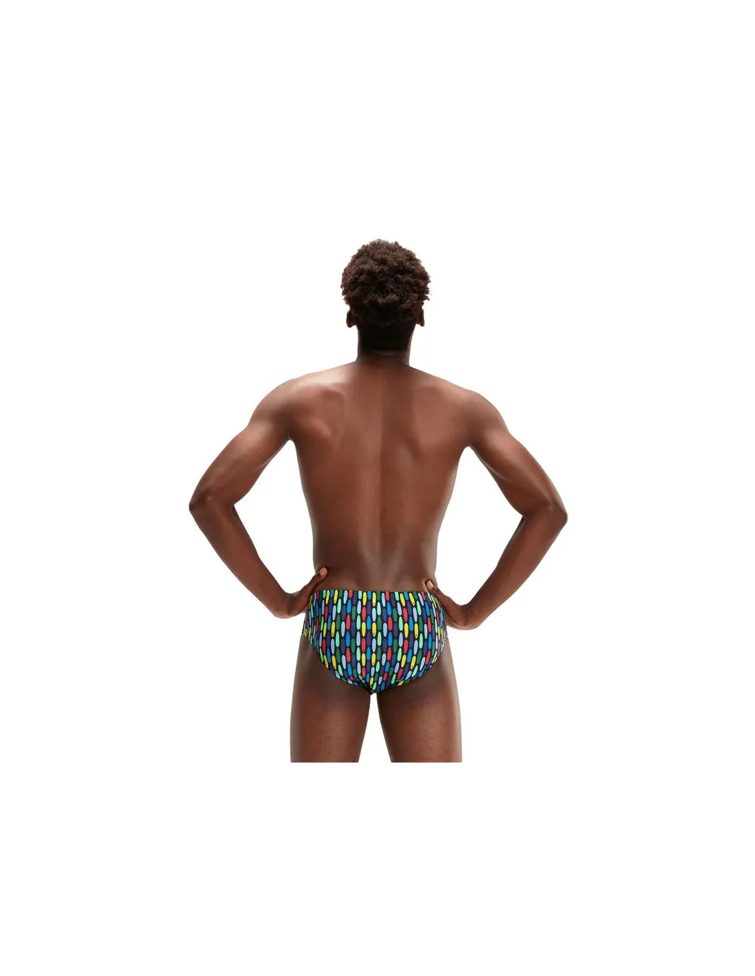 Bañador de Natación Speedo 8Cm Allover Brief Hombre Multicolor