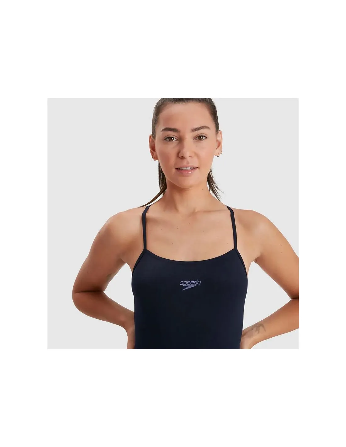 Bañador de Natación Speedo Endurance+ Thinstrap 1Pc Mujer Marino