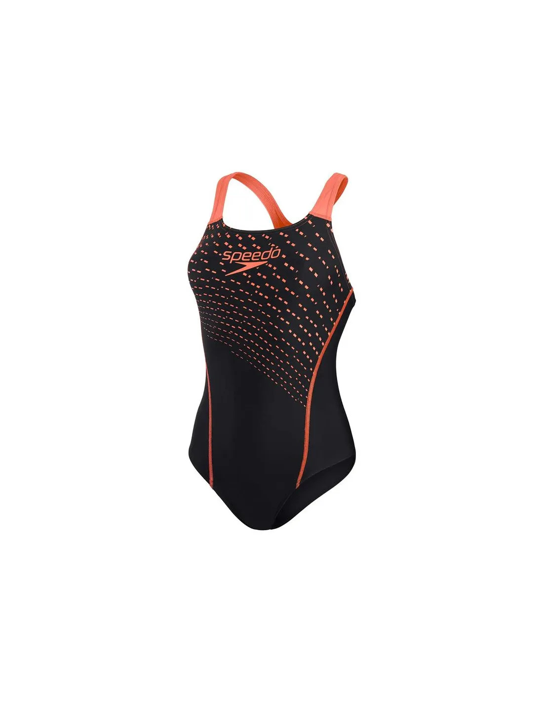 Bañador de Natación Speedo Medley Logo Medalist 1Pc Mujer Negro
