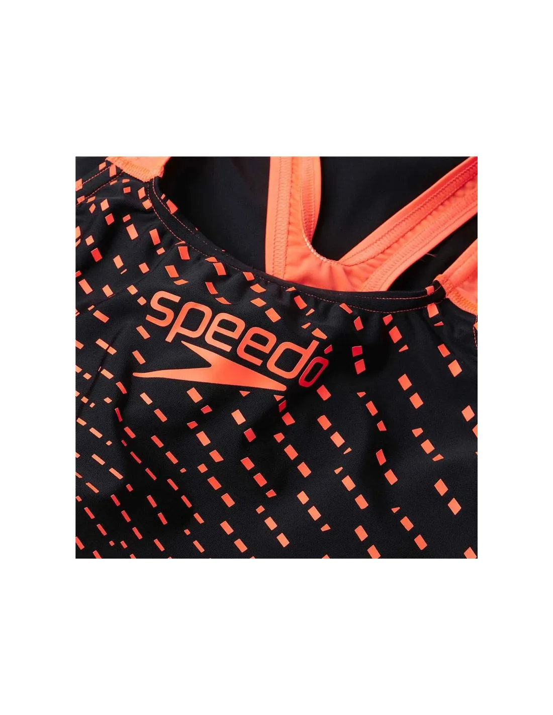 Bañador de Natación Speedo Medley Logo Medalist 1Pc Mujer Negro