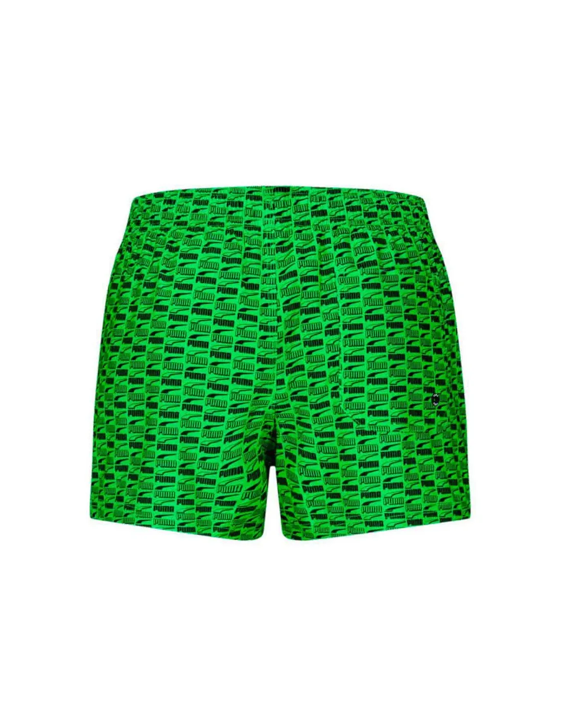Bañador de Puma Logo Print 1P Hombre Verde