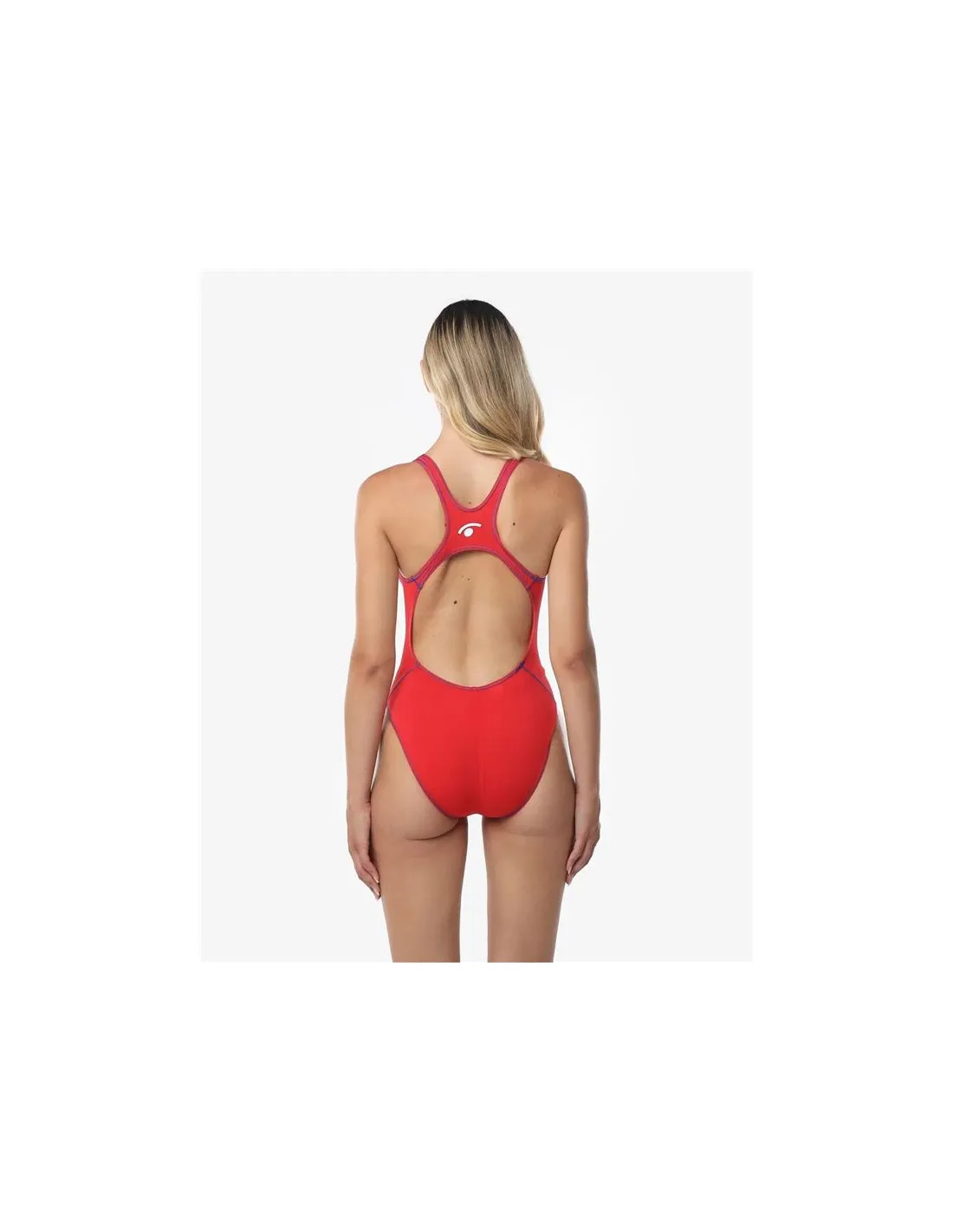 Bañador Entreno Jaked Milano Mujer Rojo/Azul