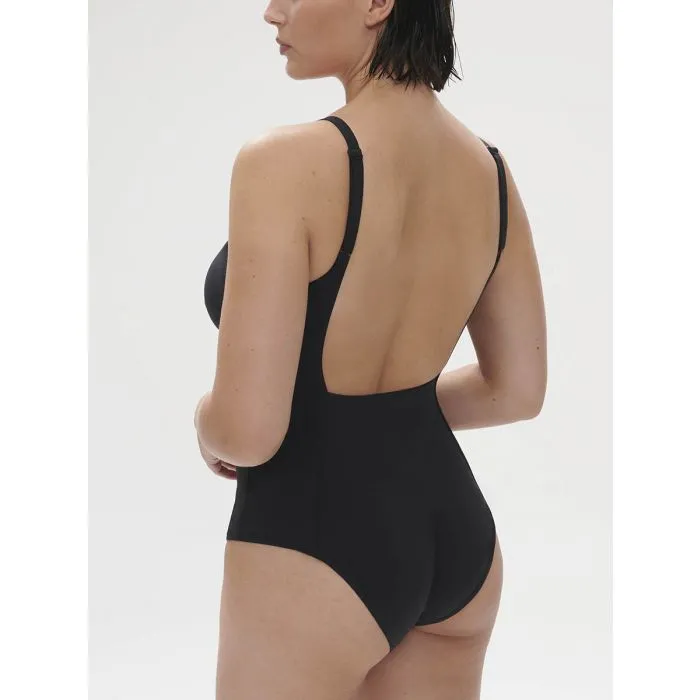 Bañador mujer Simone Perele Palmeraie con foam 1ECB11 Negro