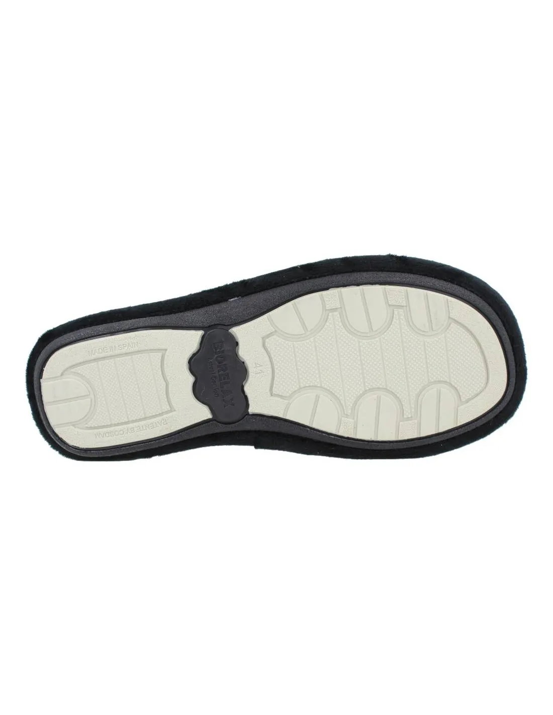 BIORELAX  ZAPATILLAS CASA AD MéRIDA NEGRO