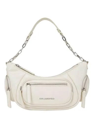 Bolso de hombro mediano K/City blanco roto