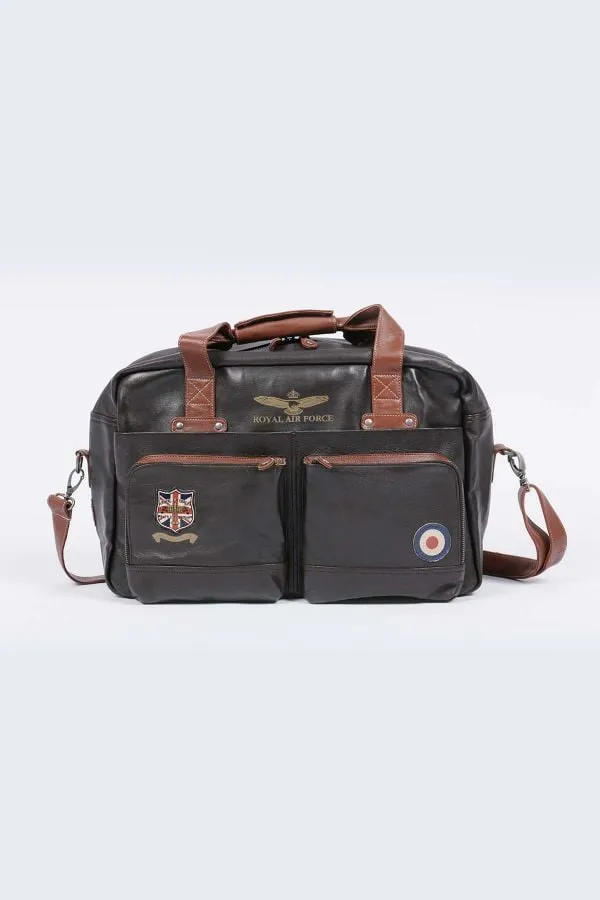Bolsos Hombre Royal Air Force Dahl Bag Dark Brown