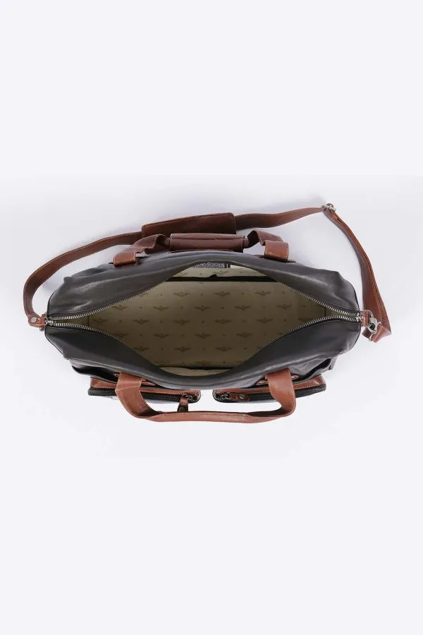 Bolsos Hombre Royal Air Force Dahl Bag Dark Brown