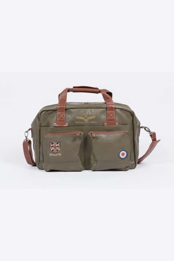 Bolsos Hombre Royal Air Force Dahl Bag Dark Kaki