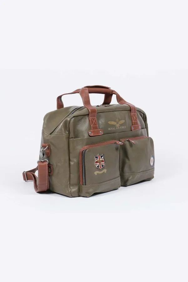 Bolsos Hombre Royal Air Force Dahl Bag Dark Kaki