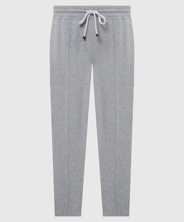 Brunello Cucinelli Gray melange pants