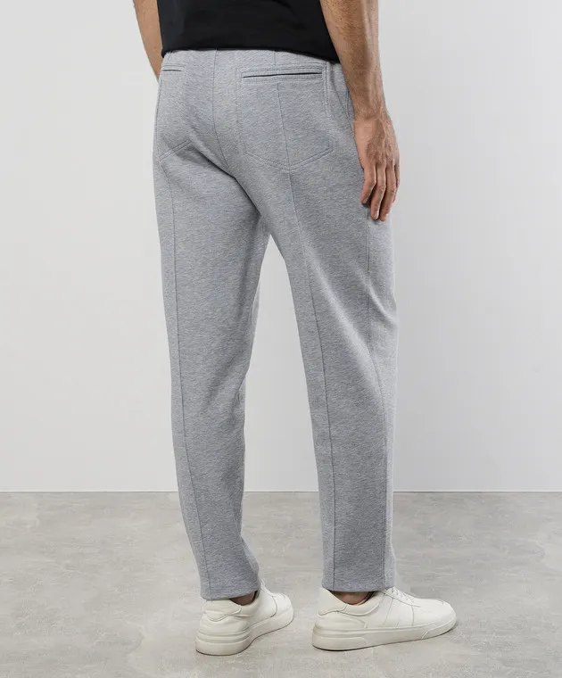 Brunello Cucinelli Gray melange pants