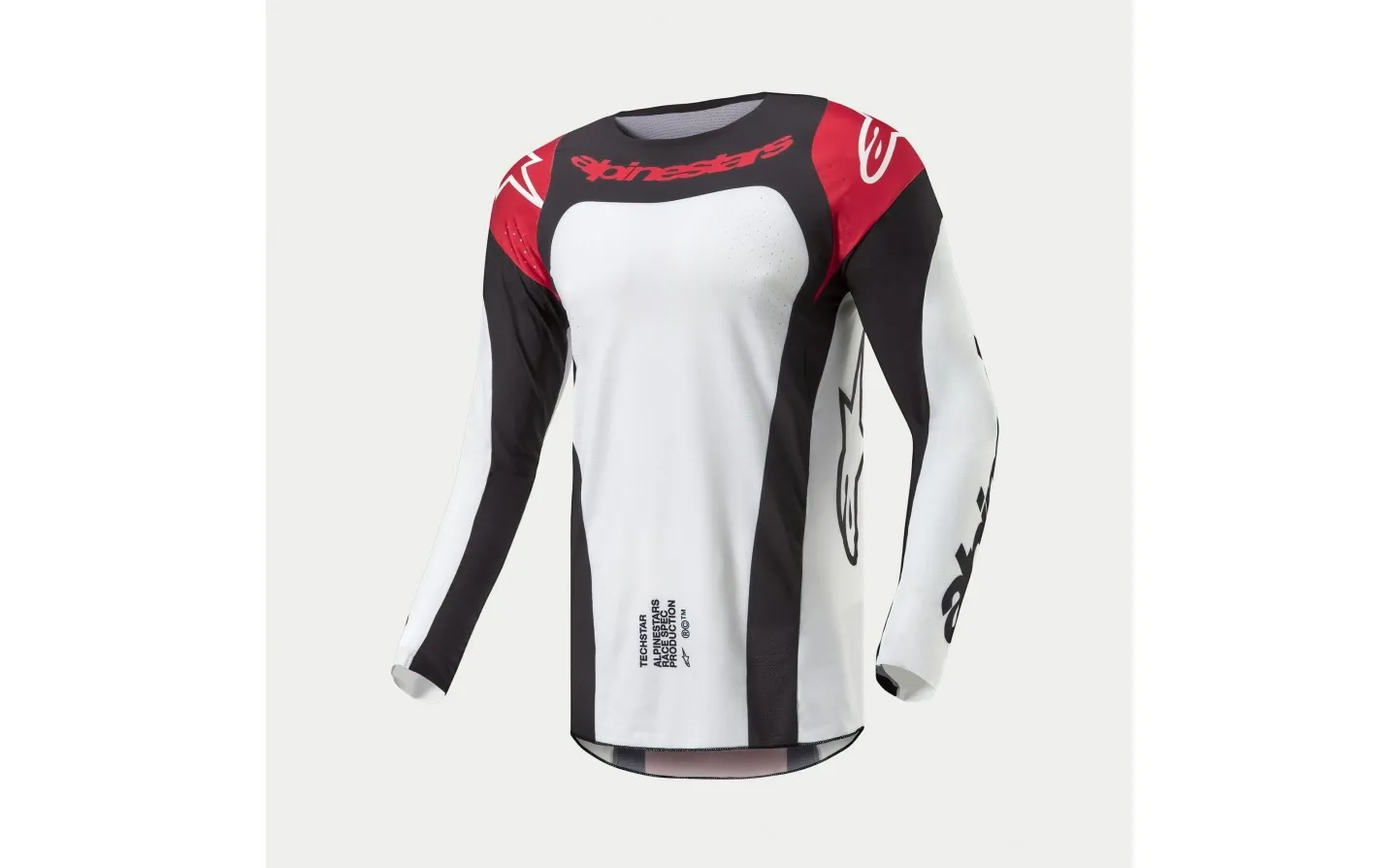 CAMISETA ALPINESTARS TECHSTAR OCURI ROJO BLANCO NEGRO |37670243111|