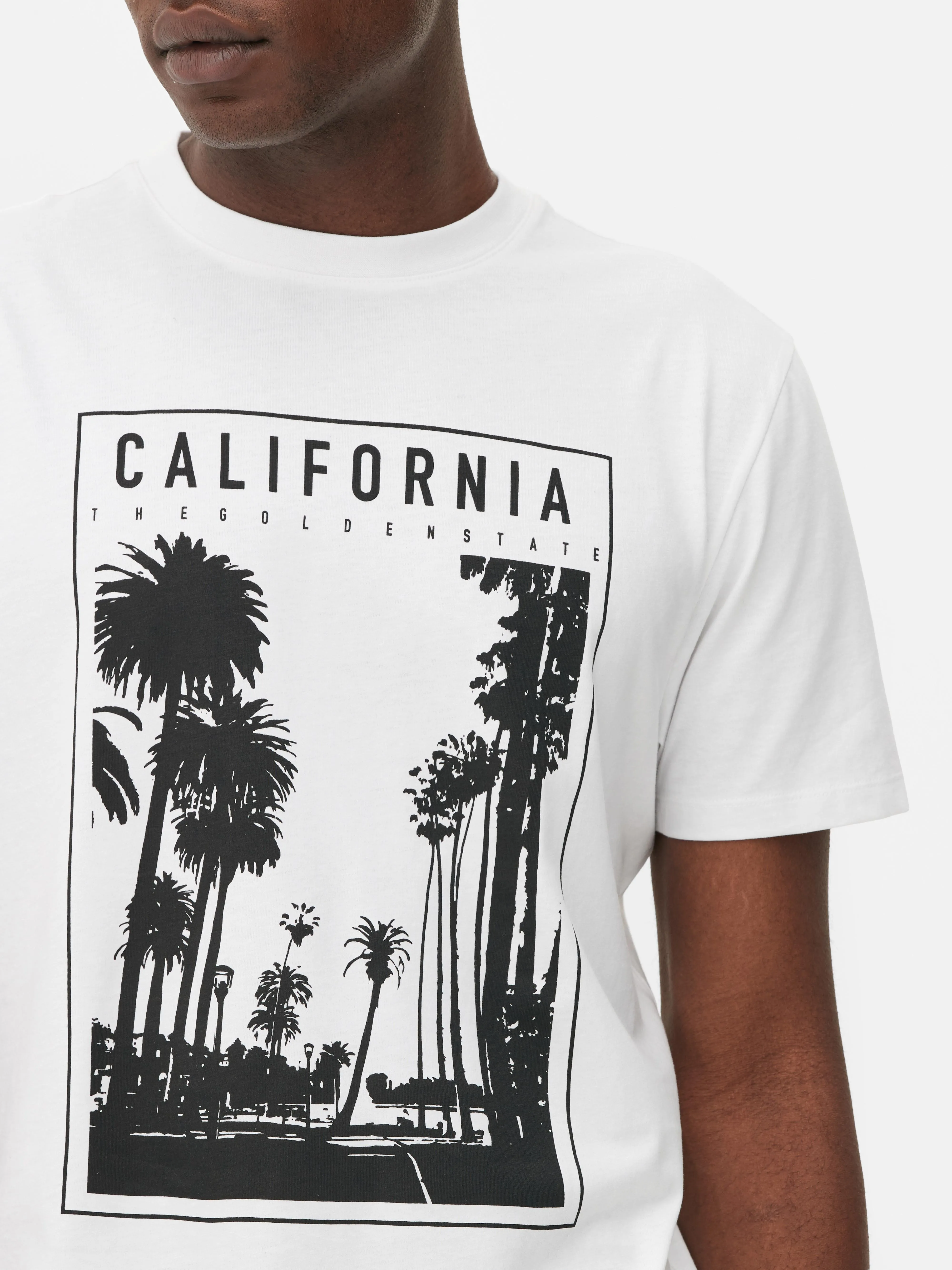 Camiseta con estampado fotográfico «California»