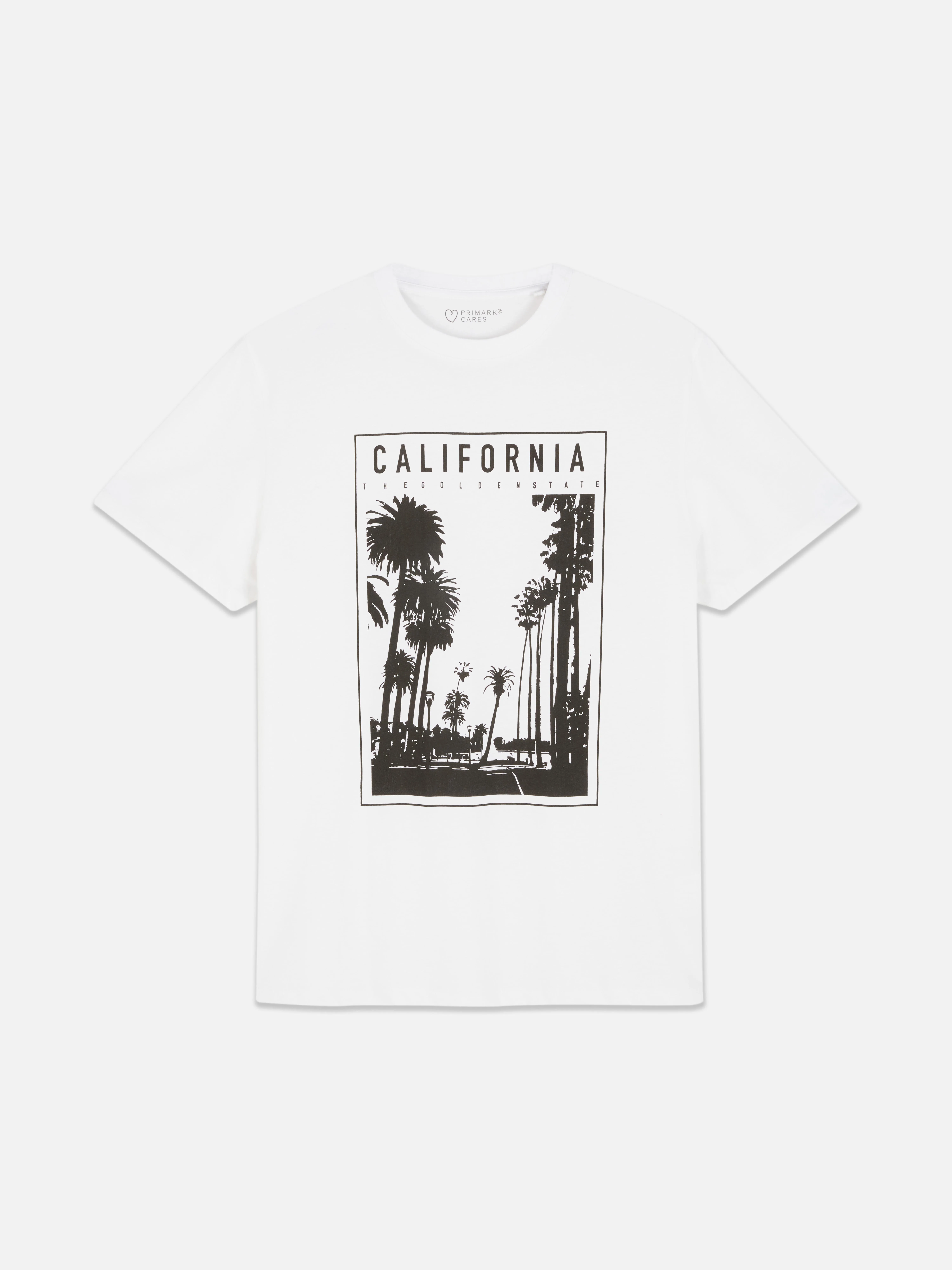 Camiseta con estampado fotográfico «California»