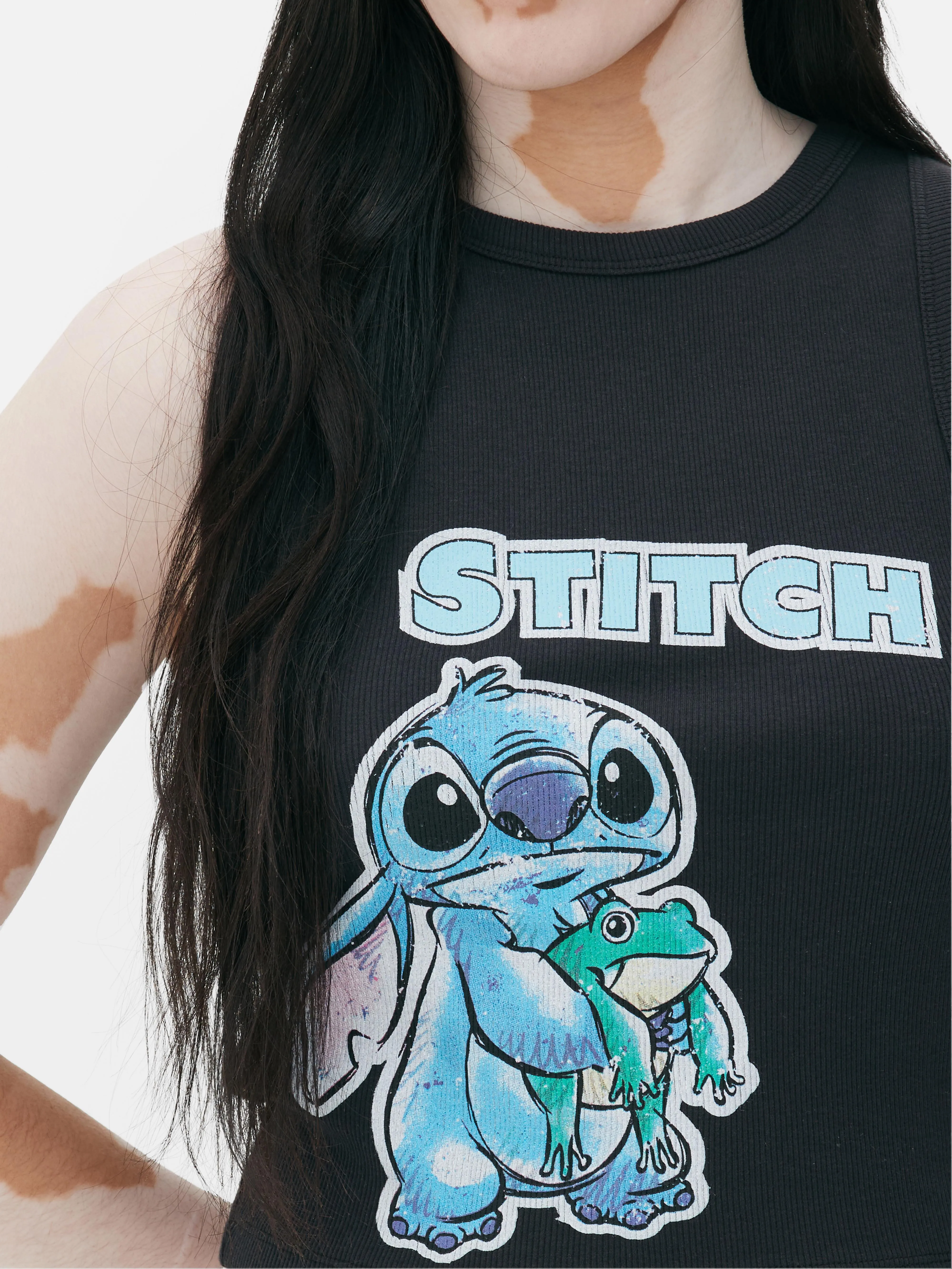 Camiseta corta sin mangas de Lilo y Stitch de Disney