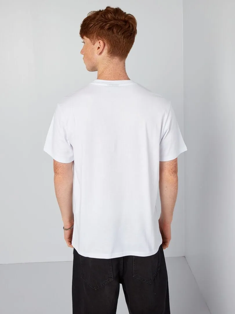 CAMISETA DE CUELLO REDONDO 'NARUTO'  BLANCO