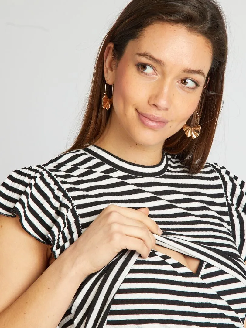 CAMISETA DE LACTANCIA 'ONLY'  NEGRO