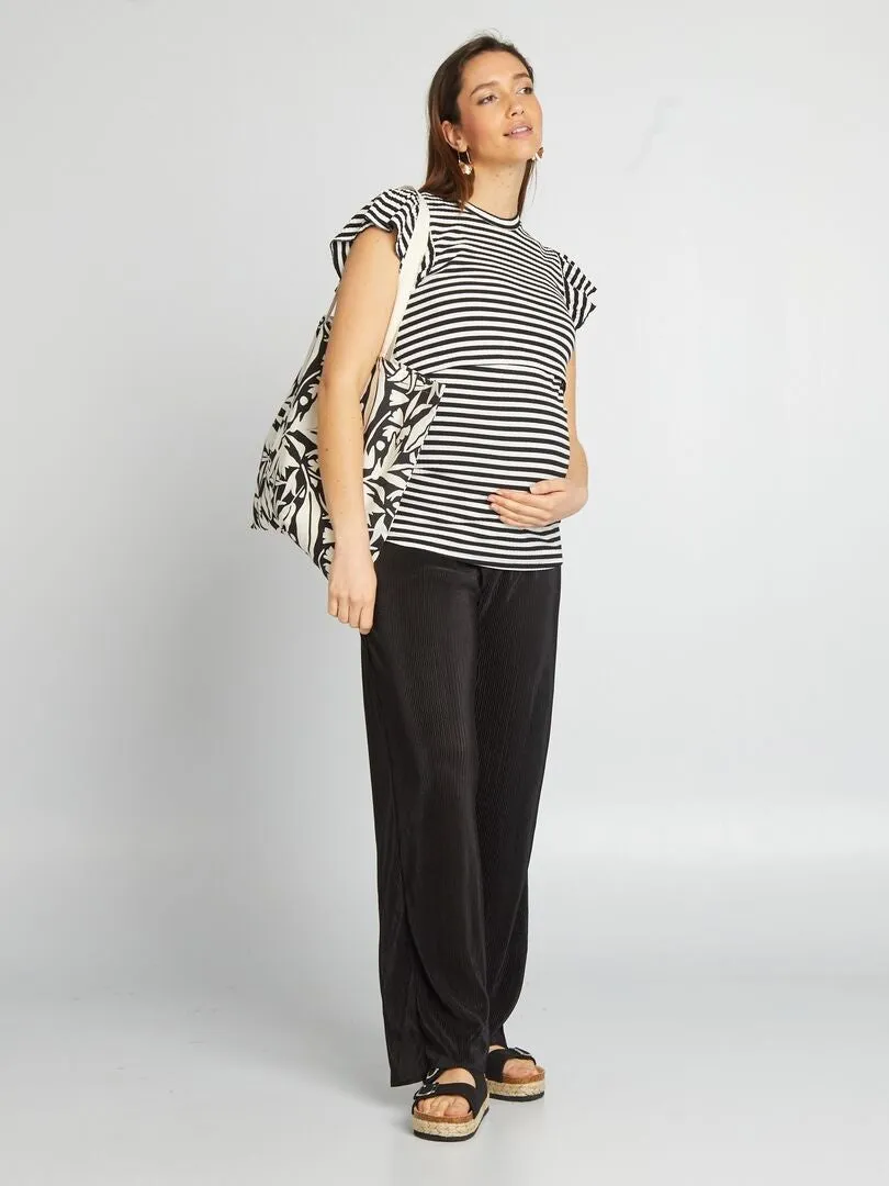 CAMISETA DE LACTANCIA 'ONLY'  NEGRO