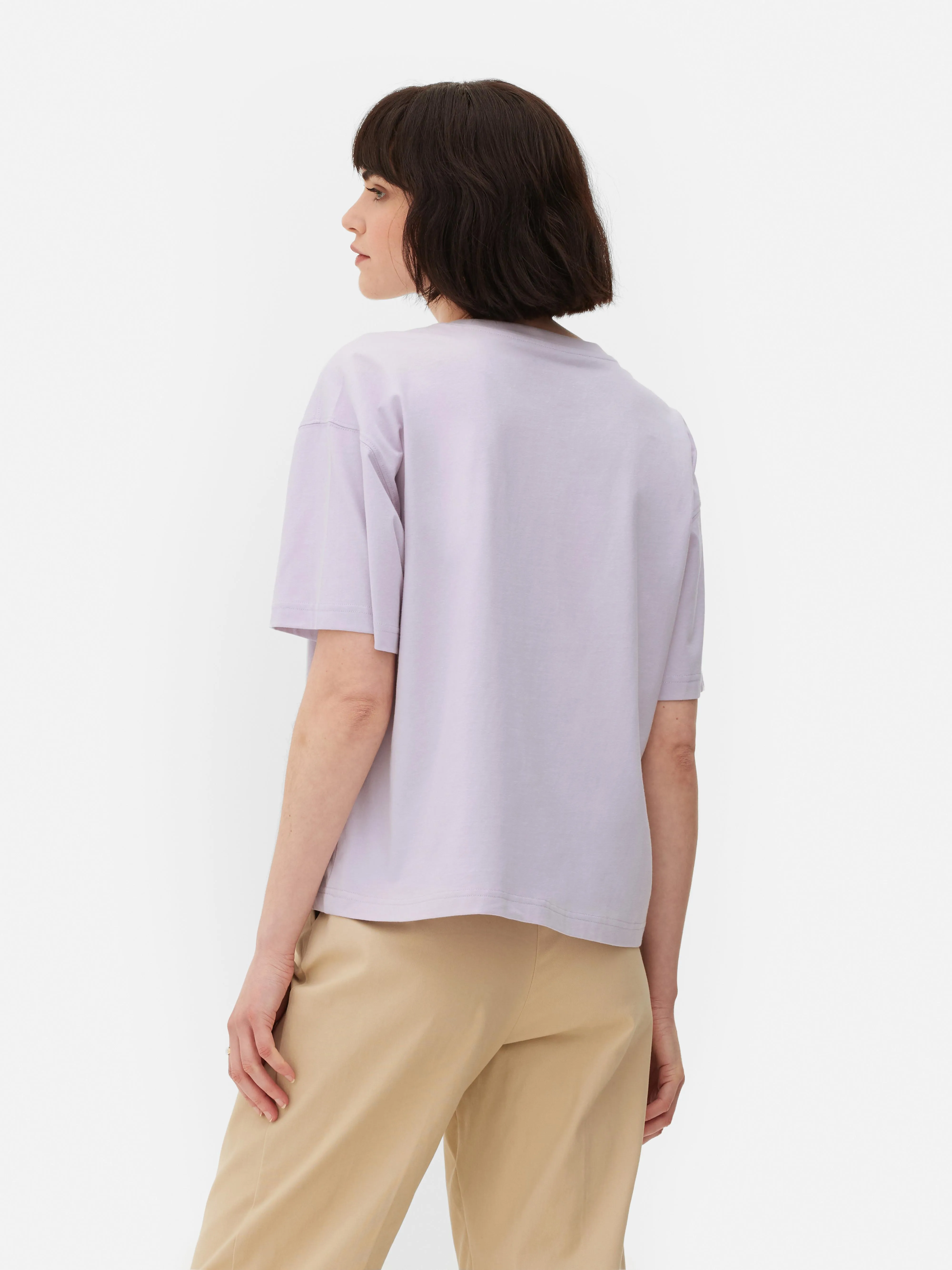 Camiseta extragrande de corte cuadrado