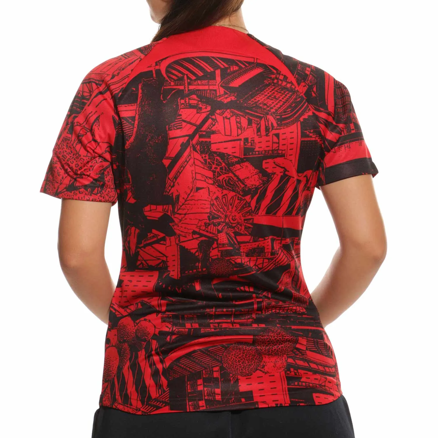 CAMISETA NIKE ATLéTICO MUJER PREMATCH