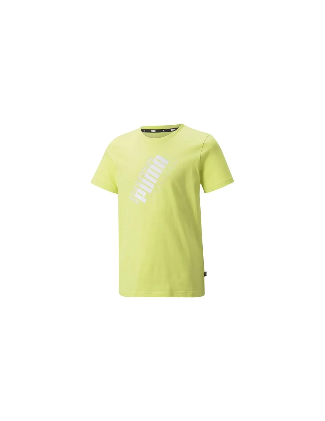 Camiseta Puma Power Logo Boys Green