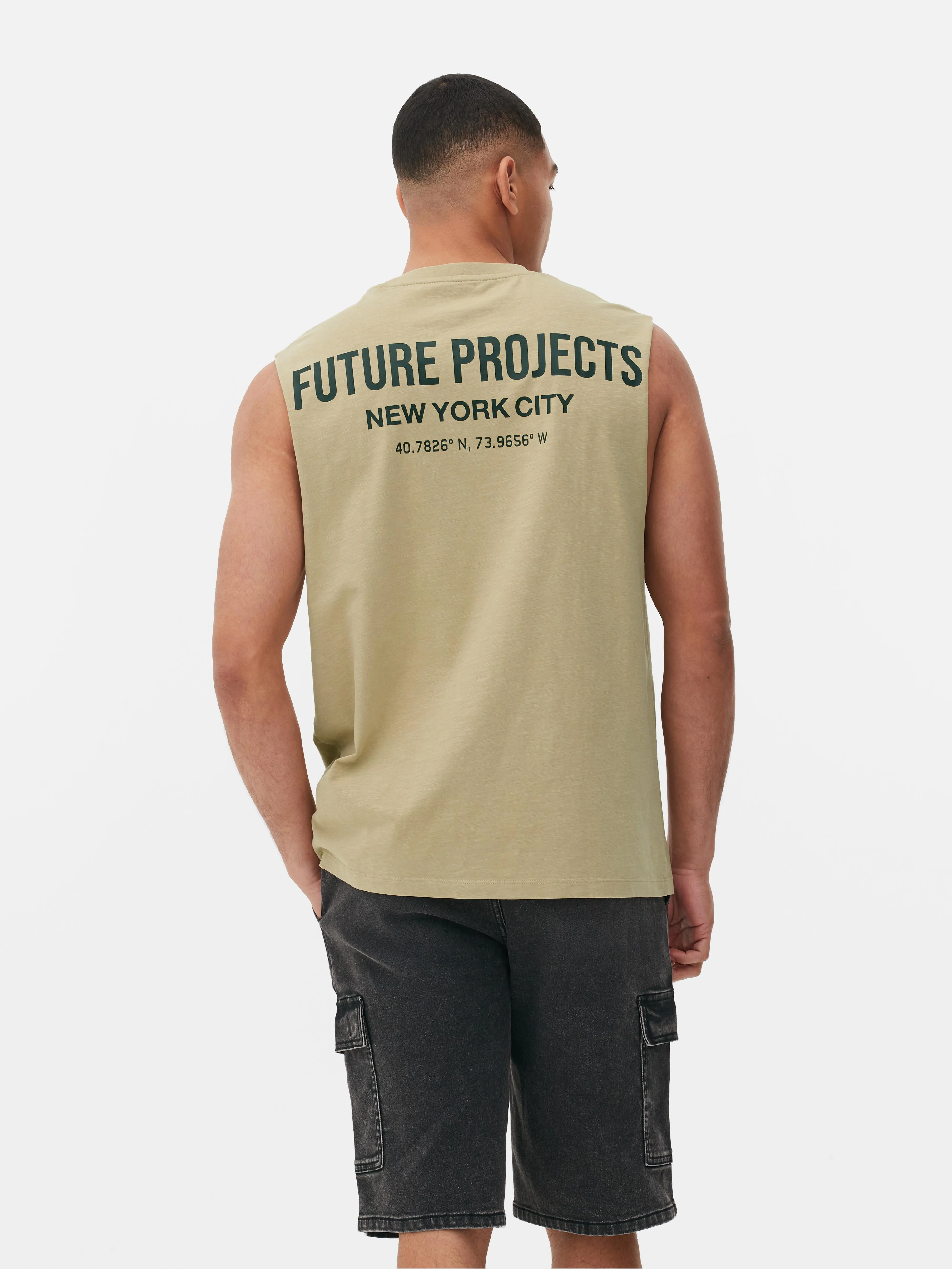 Camiseta sin mangas con gráfico «Future Projects»