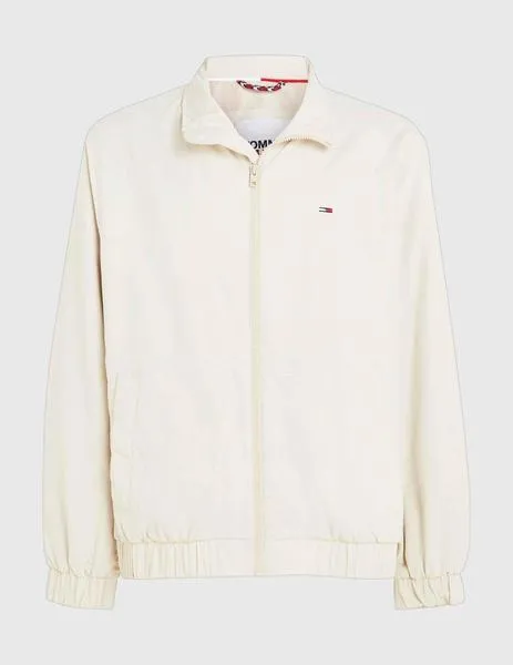 Cazadora beigel con logo en pecho Tommy Jeans