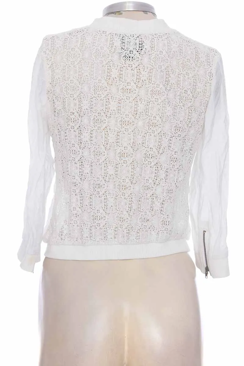 CHAQUETA / ABRIGO COLOR BLANCO  GEF