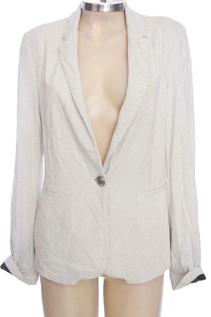 CHAQUETA / ABRIGO COLOR BLANCO  ZARA