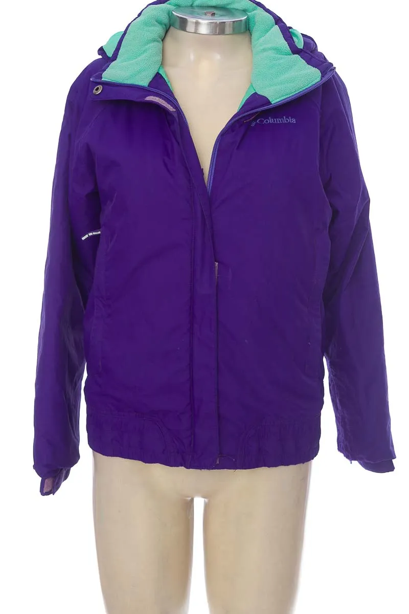 CHAQUETA / ABRIGO COLOR MORADO  COLUMBIA