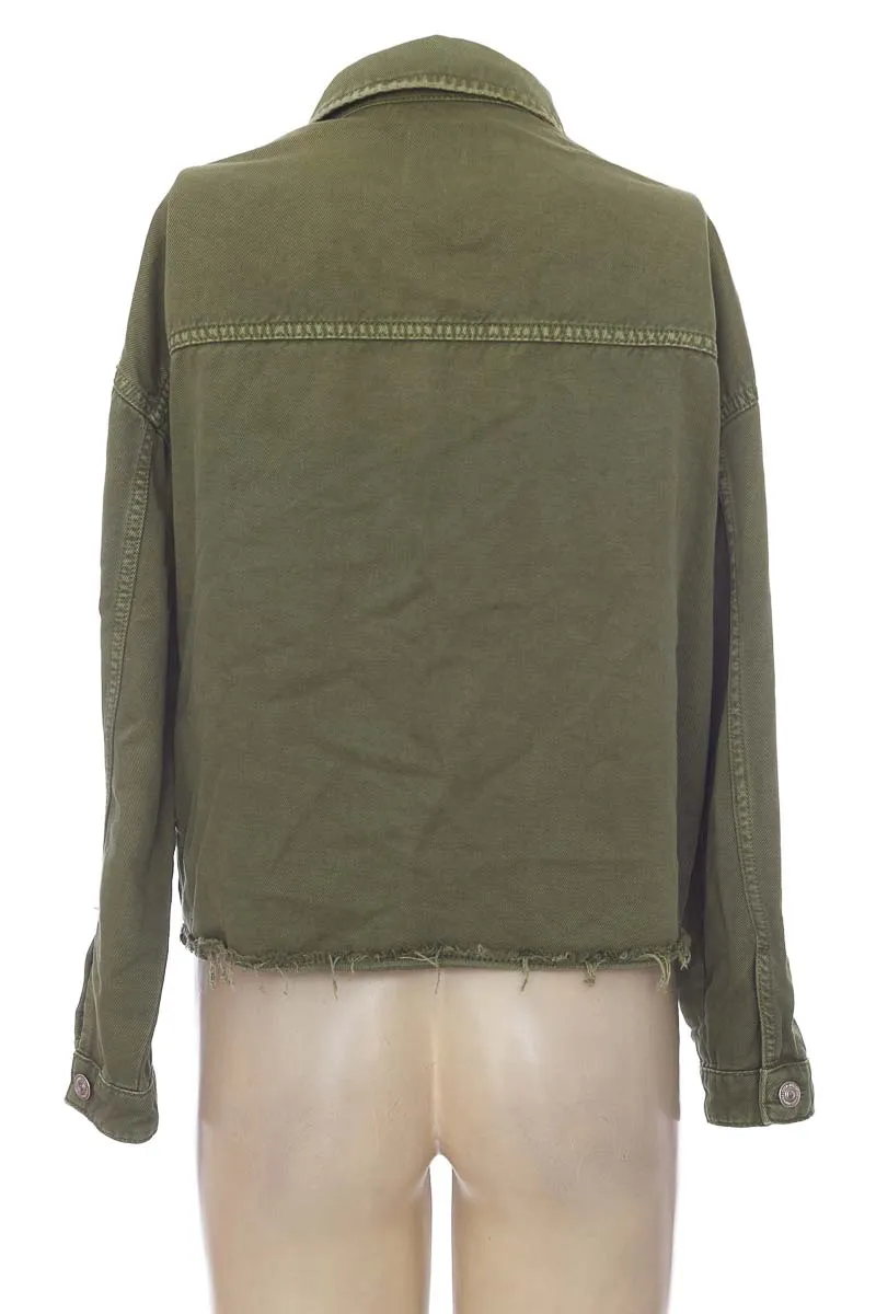 CHAQUETA / ABRIGO COLOR VERDE  ZARA