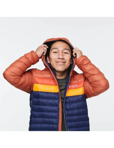 Chaqueta cotopaxi fuego down hooded spice maritime