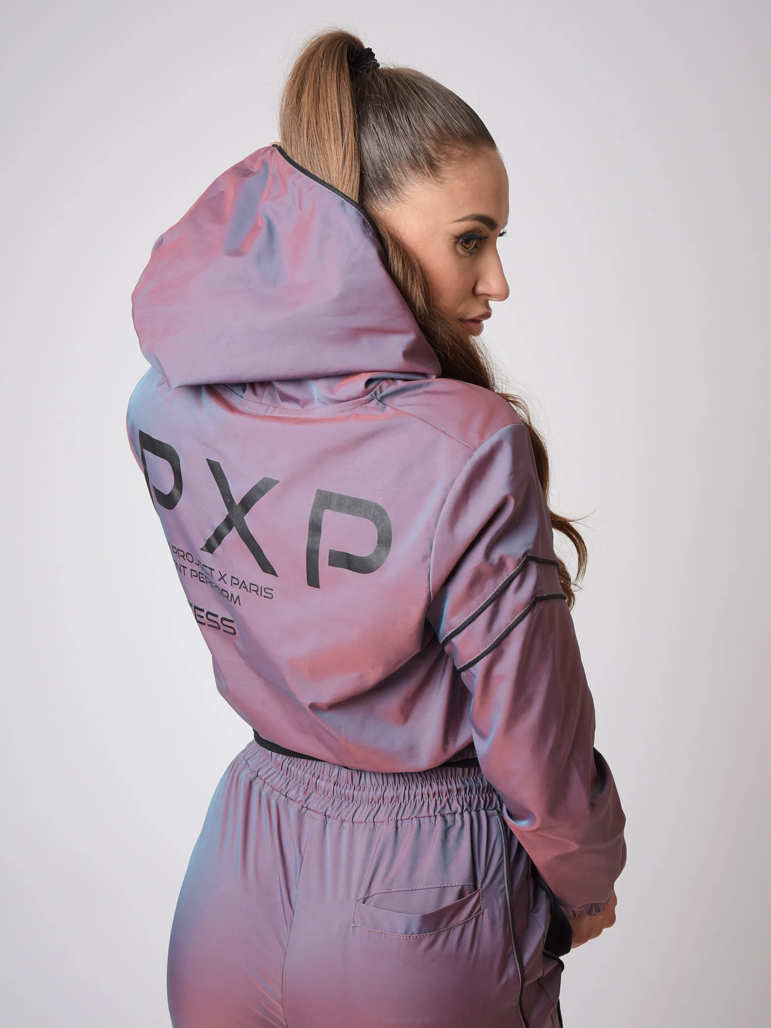 Chaqueta iridiscente